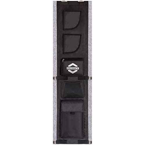 RAYMACE Gun Safe Door Panel Organizer 10.6W*43.5H£¬Adjustable Width to 13 Inch, Pistols and Documents Storage Solution