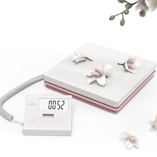 Acnhli 110LB Postal Scale with Flexible Panel, Tare/Mode/Hold Functions for Shipping & Small Business