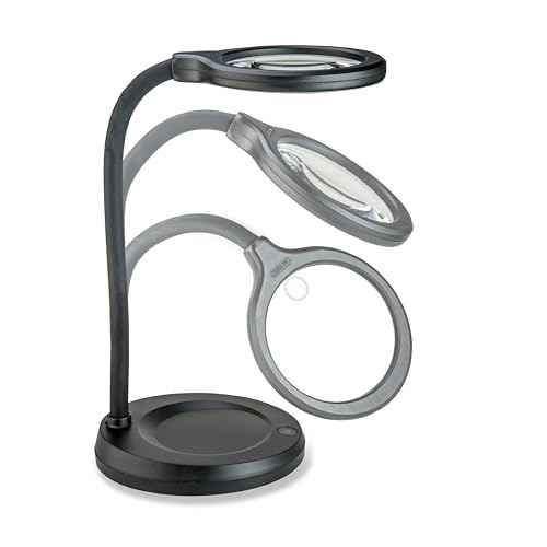 Carson DeskBrite300 2X Aspheric Magnifier Desk Lamp with 5X Spot Lens (LM-30)