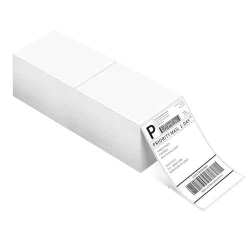 KKBESTPACK Mailing Labels ? 2000 Fanfold 4 x 6 Direct Thermal Shipping Labels
