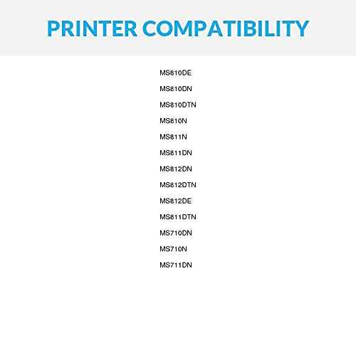 SPEEDYINKS Compatible Toner Cartridge Replacement for Lexmark 521H 52D1H00 High Yield (1-Pack, Black 25,000 Page Yield) for use in MS710 MS810de MS810dn MS810dtn MS810n MS811n MS811dn MS812dn MS812dtn