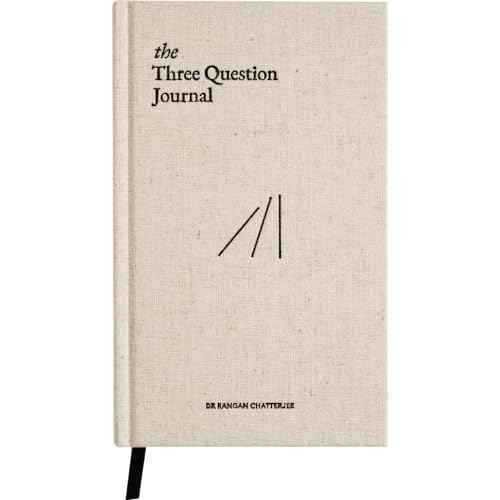 Intelligent Change The Three Question Journal Dr. Rangan Chatterjee - Daily Gratitude 2025 for Mindfulness, Stress Relief, Guided for Daily Mental Wellness Personal Growth - Linen