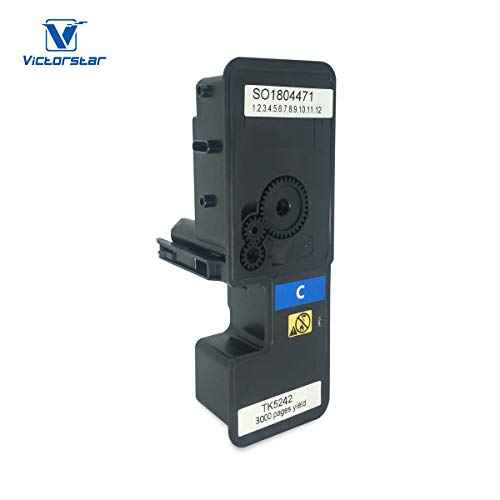 VICTORSTAR @ Compatible Toner Cartridge TK5242 TK-5242 for Kyocera ECOSYS P5026cdn / P5026cdw / M5526cdn / M5526cdw Laser Printers (4 Colors)