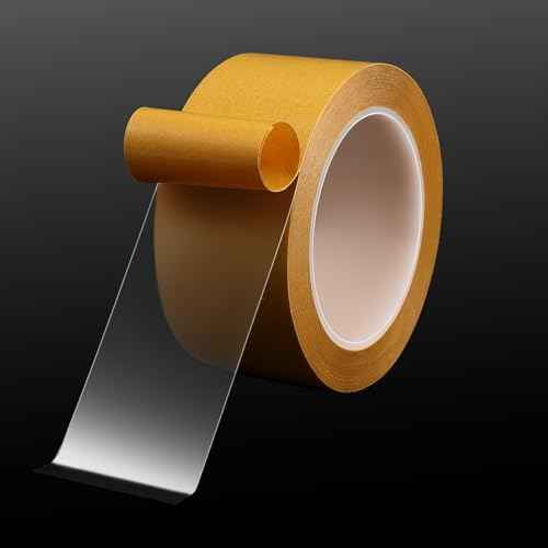 Double Sided Tape Transparent Heavy Duty 2 Inch x 82 Feet Super Thin Double Sided Tape for LCD Screen Repair, LED, Arts & Crafts, Photos, Scrapbook, Woodworking,Carpet, Residue Free, Heat Resistant