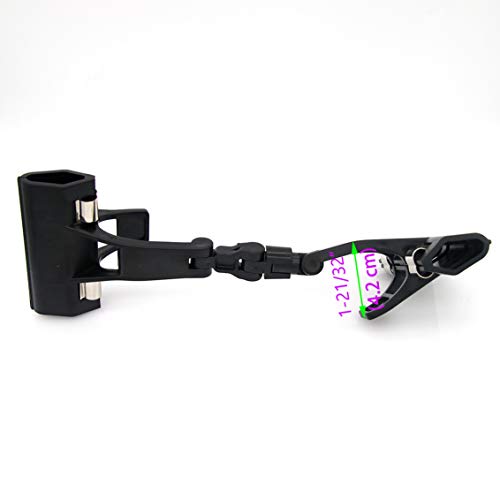 Black Adjustable Foldable Twistable Copy Holder Clip for Easel and Desk – Pack of 2
