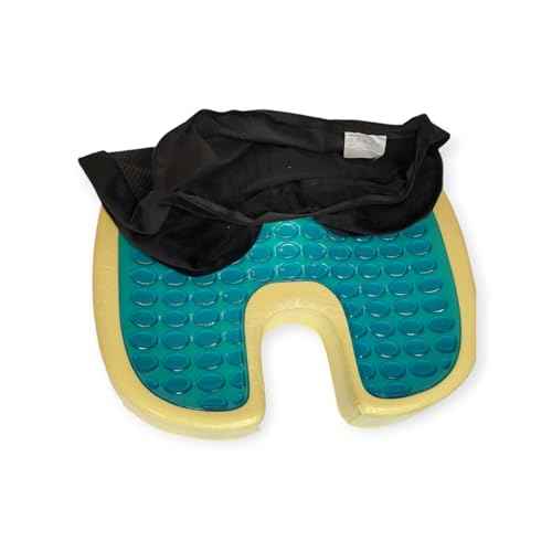 Cooling Coccyx Orthopedic Memory Foam Car or Seat Pillow Cushion, Black