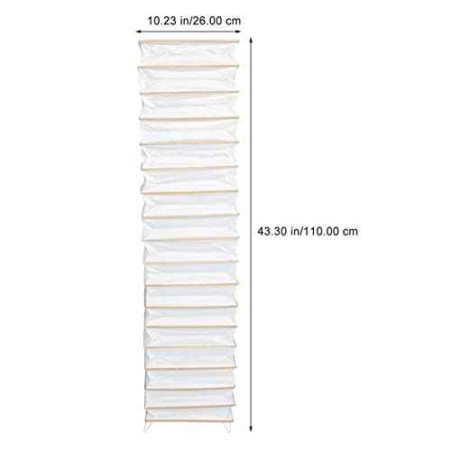 Uonlytech Paper Floor Lamp Shades Nordic Style Table Lampshades Barrel Chandelier Light Cover Protector for Home Hotel Bedside Desk Floor Lamp, Beige
