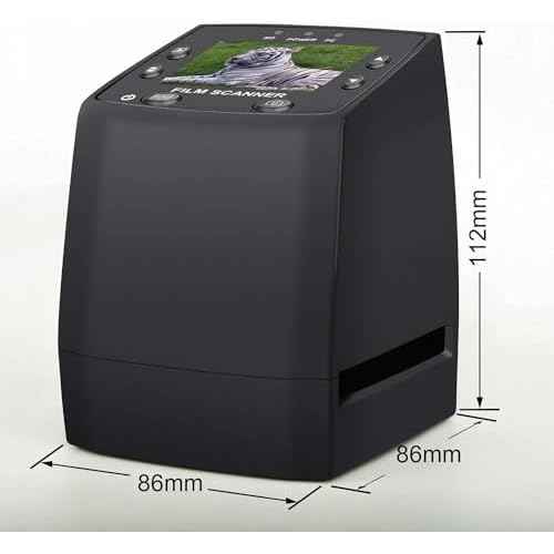 DIGITNOW! 135 Film Negative Scanner High Resolution Slide Viewer,Convert 35mm Film &Slide to Digital JPEG Save into SD Card, with Slide Mounts Feeder No Computer/Software Required