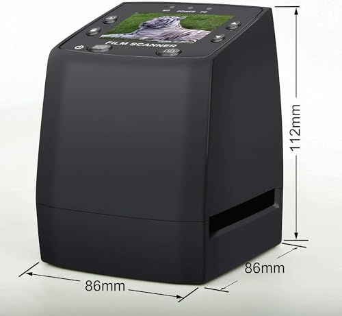 High Resolution 135 Film Negative & Slide Scanner - Convert to Digital JPEG with SD Card