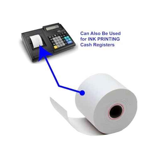 (12 Rolls)2 1/4 in x 150 ft Adding Machine Tape Paper Rolls, for HR-10RC, HR-170RC, HR-200RC, EL-1197PIII, EL-1801V, P23-DHV-3, CP-90A, MP11DX-2, 1280-2,3000Labels Direct