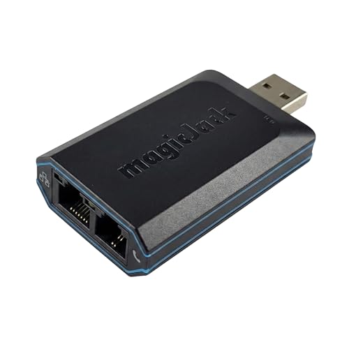magicJack VOIP Phone Adapter - Unlimited US & Canada Calls, Portable Internet Phone, App & Service