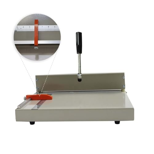 JARYANNIX 14-In Manual Paper Creasing Machine with Scale & Positioning Blocks