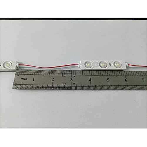 Q QINGCHEN Blue LED Module DC12V 1.32W Module Strip Light for Letter Advertising Signs with Tape Adhesive Backside (200 PCS Pack)