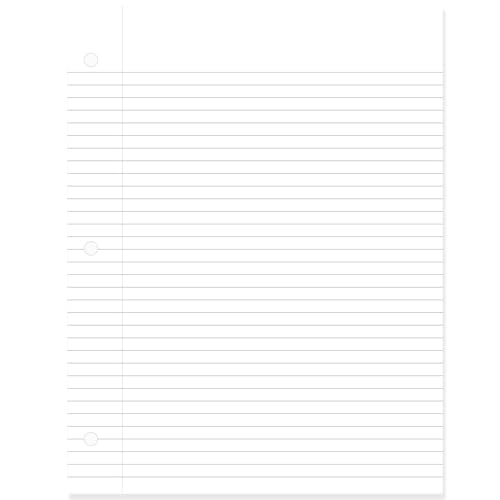 Mead Loose Leaf College Ruled Filler Paper Pack of 1, 400 Sheets, 8.5" x 11" for Binders