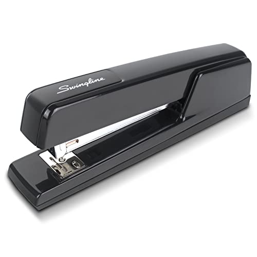 Swingline 747 Classic Metal Stapler Black - 30 Sheet Capacity, Jam-Free, Tacking & Pinning