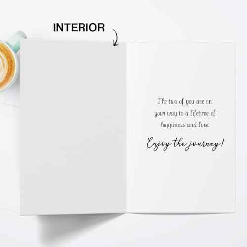 Wedding Card,Engagement Congratulation Card,Bridal Shower Cards,Wedding Day Congrats Gift,Funny Cards for Couple