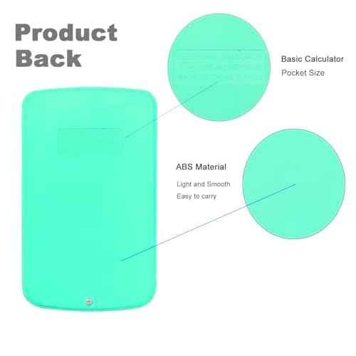 Basic Calculator Dual Power 8 Digit Silicone Button Desktop Calculator (A, Set of 24)