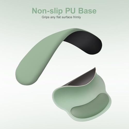 MOSISO Wrist Rest Support for Mouse & Keyboard Set - Antique Green