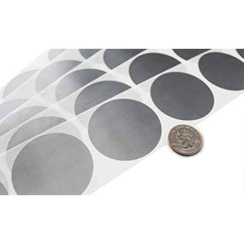 Scratch Off Sticker 2 inch Silver Round Labels for DIY Make Your Own Lottery Raffle Ticket Games 500 Pack My Scratch Offs
