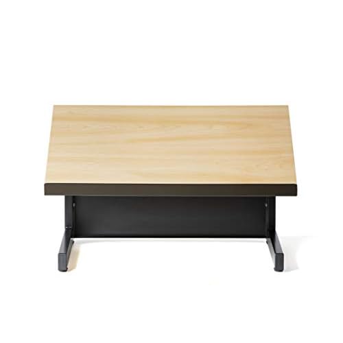 Audio Visual Direct Tabletop Lectern for Presentations, Black/Beech