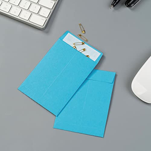 Topeen 100 Pack Colorful Self-Adhesive Seed Envelopes 3 1/4 x 4 1/2 Inches