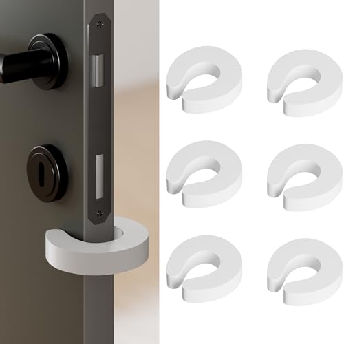 Arcleer Door Pinch Guard 6 Pack – Soft Foam Door Stop Slams Prevention for Kids