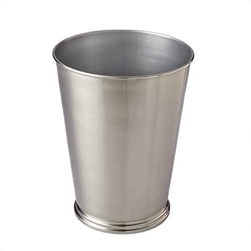 SKL Home by Saturday Knight Ltd. Roche Waste Basket, Stainless Steel, Wastebasket