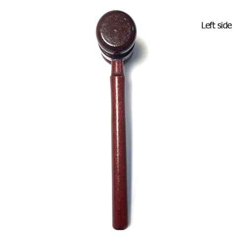 Aliotech Wooden Courtroom Gavel Judge Gavel Costume Accessory Justice Costume Accessories Props for Auction Sale Using Only