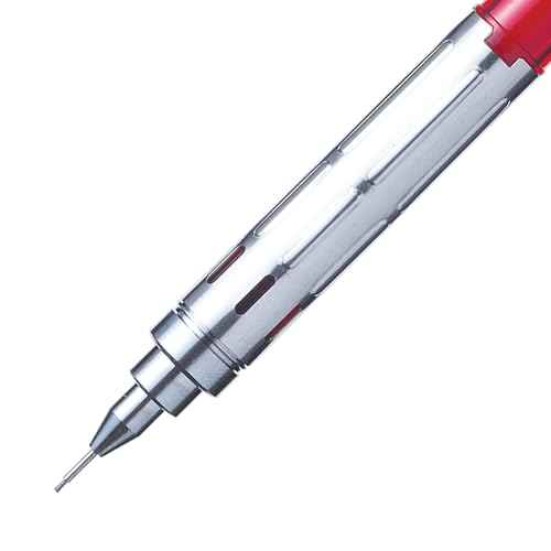 Pentel GraphGear 300 Mechanical Pencil, Box of 12 Pencils, red, 0.5mm