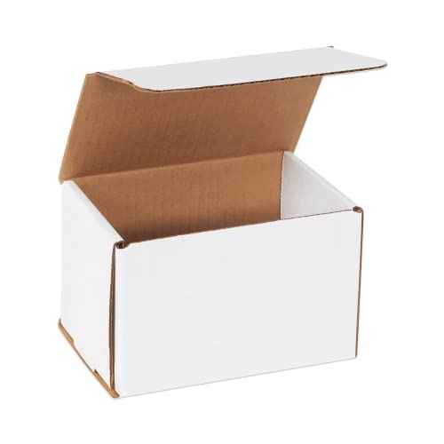 BOX USA Shipping Boxes Small 6"L x 4"W x 4"H, 50-Pack | Corrugated Cardboard Box for Packing, Moving and Storage
