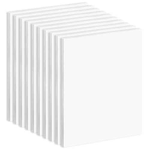 Golden State Art, 10 Pack White Foam Board 20x24 inch, 3/16'' Thick, Acid Free Foma Core Poster Board for Mounting, Crafts, Art, Presentation