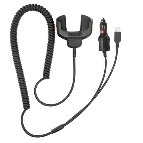 2-in-1 USB Vehicle Quick Charger Cable for Zebra TC77 TC70 TC72 TC75 Mobile Computer - Car Quick Charger Cable Compatible with Zebra TC7X Android PDA Charger Accessories - Replaces CHG-TC7X-CLA1-01