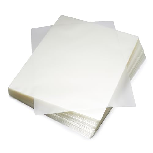 Amazon Basics 200-Pack 9 x 11.5-Inch Clear Thermal Laminating Sheets, 2.8 Mil