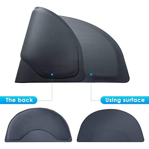 Salon mats for Hair Stylist 3¡Çx5¡Ç Barber Shop Salon Floor Chair Mat -Black Semi Circle Hair Stylist Station Anti Fatigue Salon Mats -1/2" Thick Salon Standing Mat