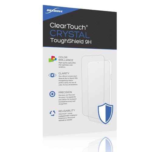 BoxWave Screen Protector Compatible with HIDIZS AP80 PRO-X - ClearTouch Crystal ToughShield 9H (2-Pack), Clear 9H Tough Flexible Film Screen Protector