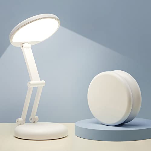 One Fire White Rechargeable Desk Lamp 3600mAh Battery Operated Portable Light