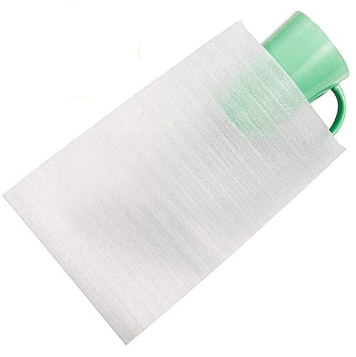 ALIN 50 Pack Thickened Foam Pouches 7.5x12 Inch, Reusable Bubble Wrap