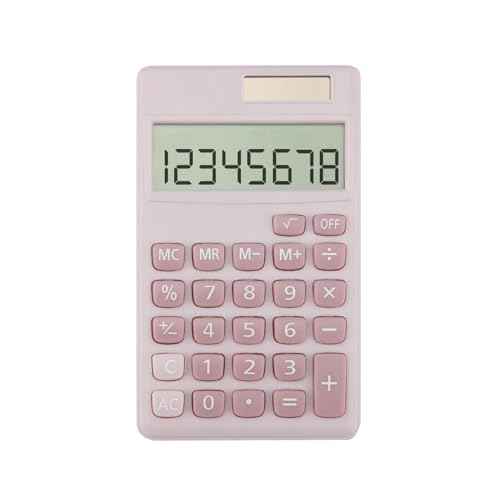 Pink Calculator,Calculator Small,School Supplies Essentials Mini Calculators Cute Solar 4 Function Calculators Basic Calculato for Home Office Supplies,Stocking Stuffers for Teen Girls Boys