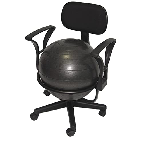 AeroMat Deluxe Ball Chair with Burst-Resistant Ball and Pedestal