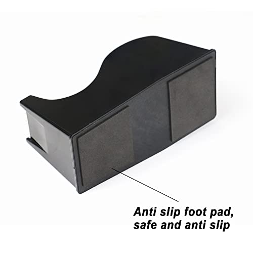 BOMEI PACK Desktop Tape Dispenser – 1" & 3" Cores, Weighted Base with Clear Tape Refills