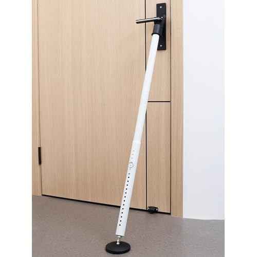 Door Stoppers Security Bar 2Pack - Adjustable Windows/Sliding Door Lock, Upgraded Heavy Duty Door Jammer for Apartment, Travel, Hotel, Home, Office, Dorm