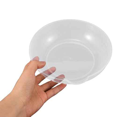 Kitchen Scale Tray 2Pcs Plastic Food Weighing Pan for Electronic Scales Reusable Tray with Large Capacity for Home and Baking Use