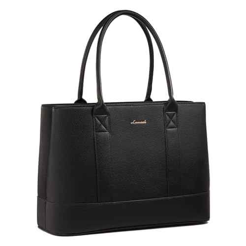 LOVEVOOK Laptop Bag for Women, Computer Work Tote Bag, Business Shoulder Handbag, Office Briefcase for Gift, Travel, Teacher