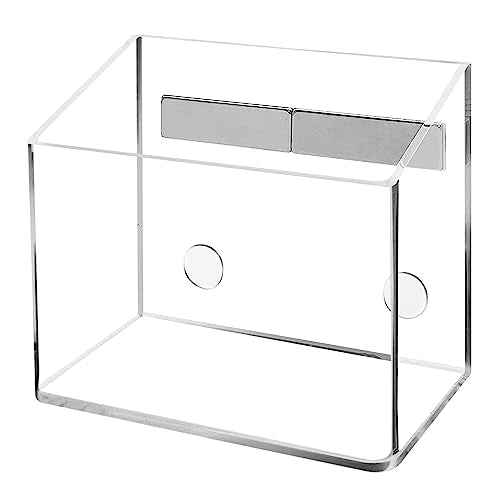 Magnetic Glass Whiteboard Pen Holder - Magnetic Dry Erase Marker Holder for Fridge, Whiteboard, Office, Home, 1 Pack