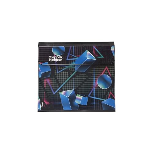 Mead Shapes 1-Inch Trapper Keeper Binder with Folders & Pockets, Pack of 1