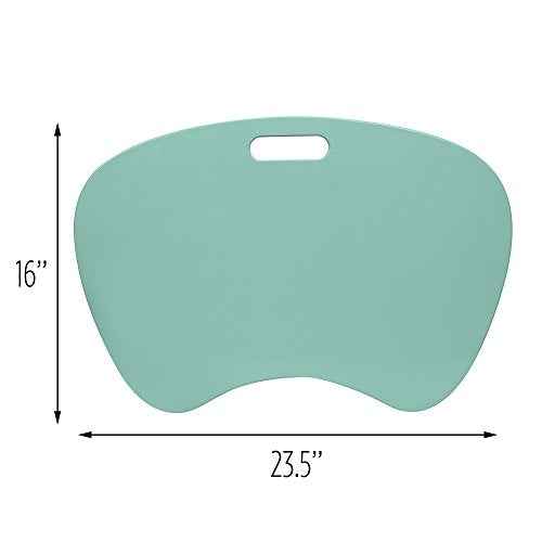 Honey-Can-Do TBL-03540 Portable Laptop Lap Desk with Handle, Mint, 23 L x 16 W x 2.5 H