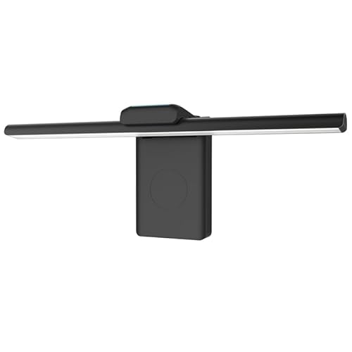 Laptop Monitor Light Bar, Auto-Dimming, No-Glare Home Office Desk Lamp Suitable for Curved/Flat Panel Monitors, Long-Lasting Portable Desk Lamp for Office Travel Bedroom