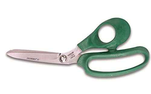 Wolff Ergonomix Shear Sets - Made in USA - High End, Sturdy Scissors for Gift Wrapping, Kitchen, Poultry, Fabric, Sewing, Industrial, Upholstery (2 Shears - Med & Lg)