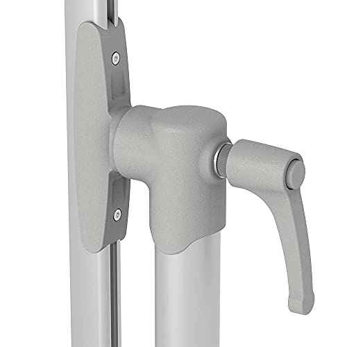 VIZ-PRO Double-Sided Magnetic Mobile Whiteboard, 48 x 36 Inches