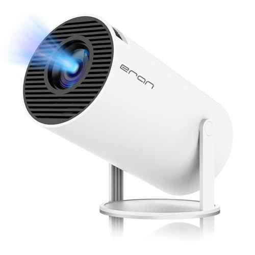 Mini Portable Projector, Support 4K 1080P with Dual-Band WIFI6 5G Wireless 5.0 Bluetooth Android 11,160 ANSI,180¡Æ Rotatable, Auto Keystone Correction, 35"-130" Screen Video Projector